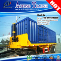 AOTONG 3 axle 40 cubic meter container tipper trailer and dump semi trailer for sale